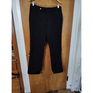 Women's Chaps Black Dress Pants Size 12 Wool